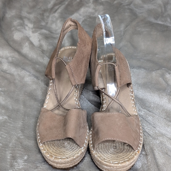 Eileen Fisher Brown Espadrilles with Comfort and Style Size 10 - Picture 2 of 13
